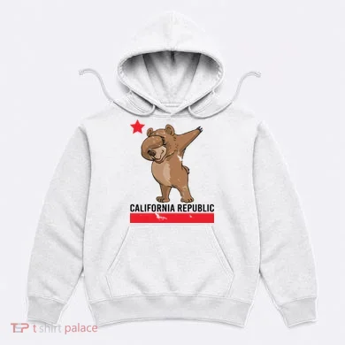 Dabbing California Republic Bear Hoodie