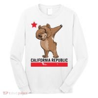 Dabbing California Republic Bear Long Sleeve Shirt thumb 0