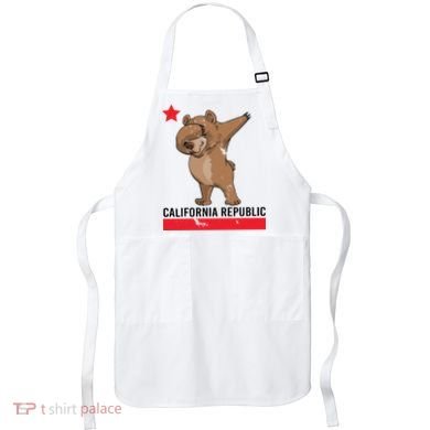 Dabbing California Republic Bear Apron