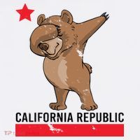 Dabbing California Republic Bear Bucket Hat thumb 4