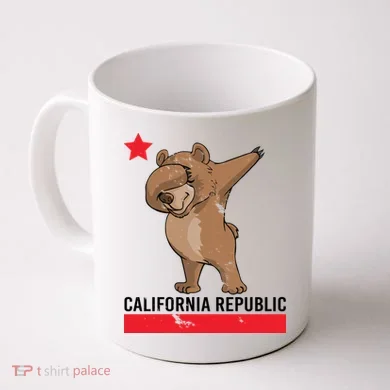 Dabbing California Republic Bear Coffee Mug