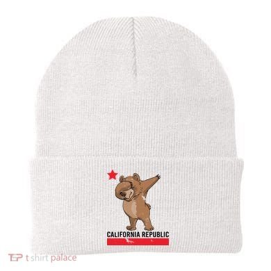 Dabbing California Republic Bear Beanie