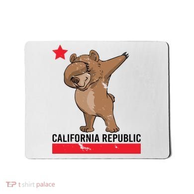 Dabbing California Republic Bear Mousepad