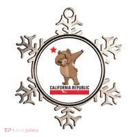 Dabbing California Republic Bear Ornament thumb 0