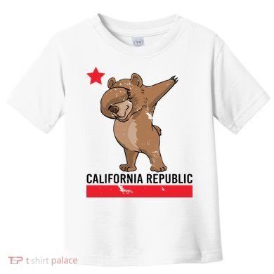 Dabbing California Republic Bear Toddler T-Shirt