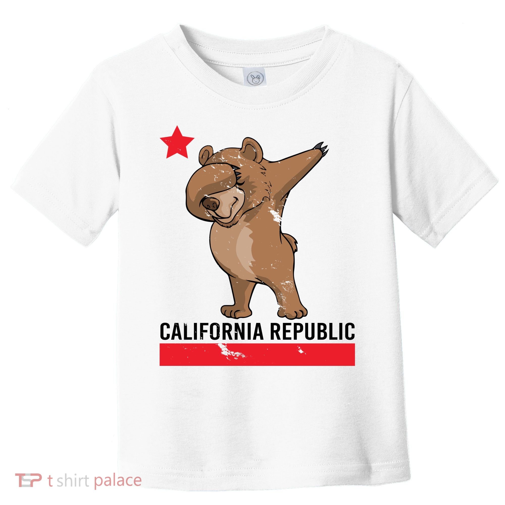 Dabbing California Republic Bear Toddler T-Shirt