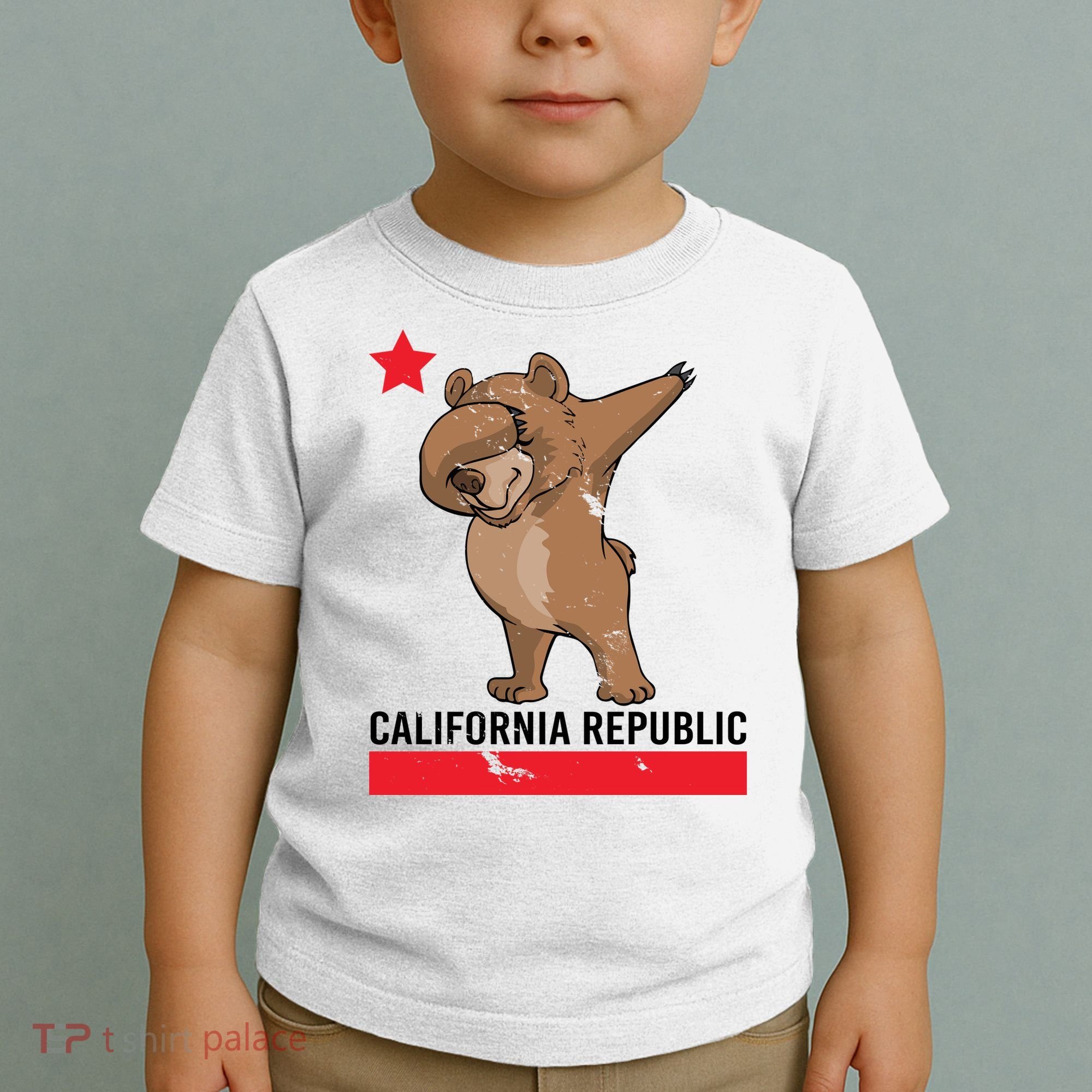 Dabbing California Republic Bear Toddler T-Shirt