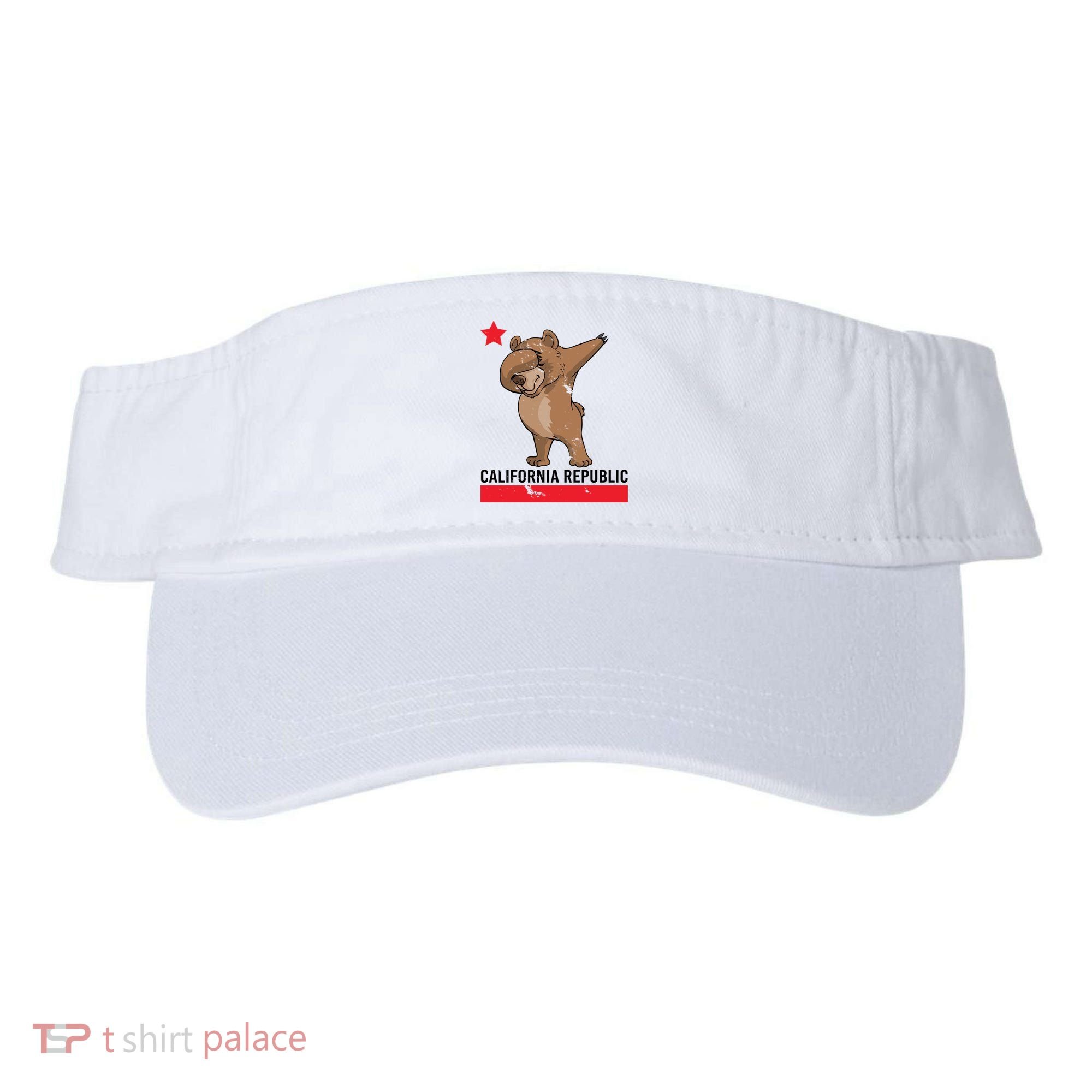 Dabbing California Republic Bear Visor