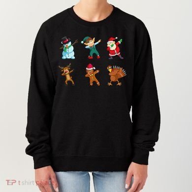 Dabbing Christmas Characters Women's Sweatshirt