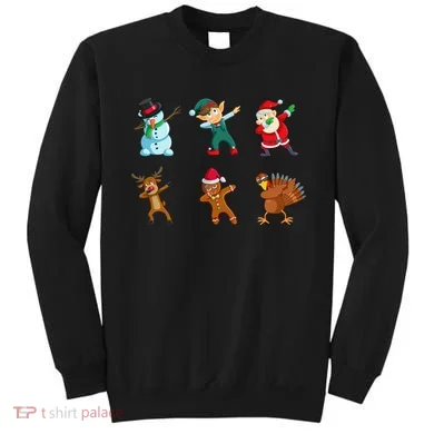 Dabbing Christmas Characters Sweatshirt