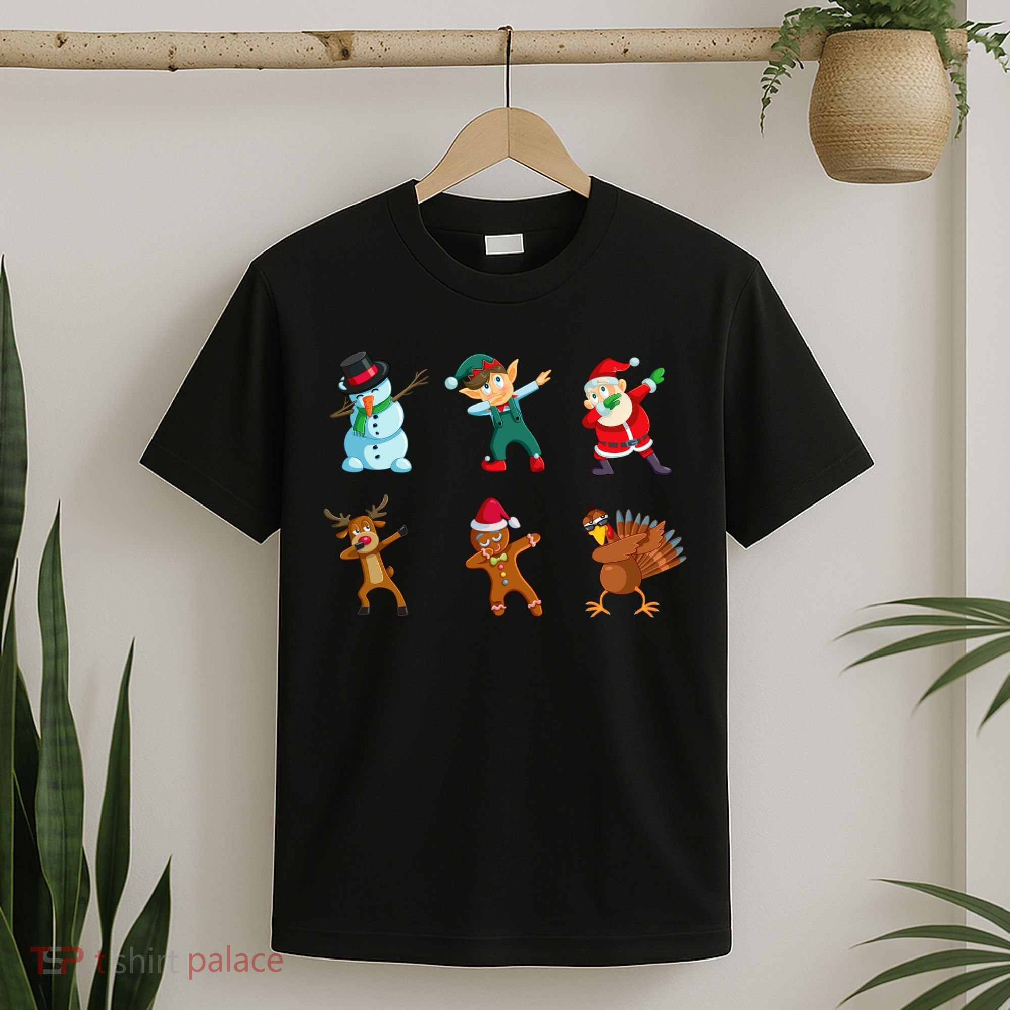 Dabbing Christmas Characters T-Shirt