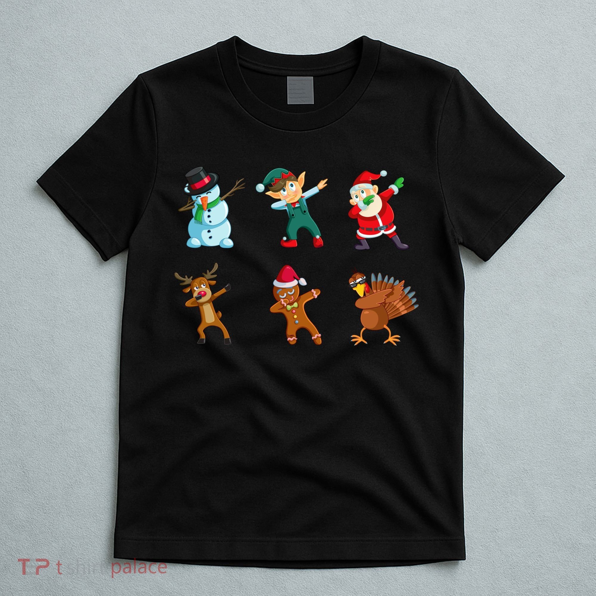 Dabbing Christmas Characters T-Shirt