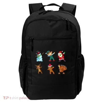 Dabbing Christmas Characters Backpack
