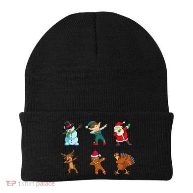 Dabbing Christmas Characters Beanie