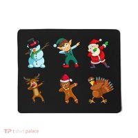 Dabbing Christmas Characters Mousepad thumb 0
