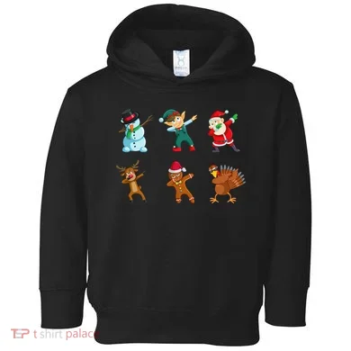 Dabbing Christmas Characters Toddler Hoodie