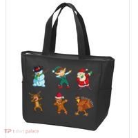 Dabbing Christmas Characters Tote Bag thumb 3