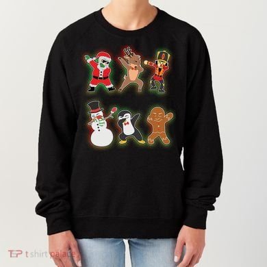 Dabbing Christmas Characters Santa Dab Women's Sweatshirt