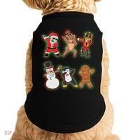 Dabbing Christmas Characters Santa Dab Doggie Tank thumb 0