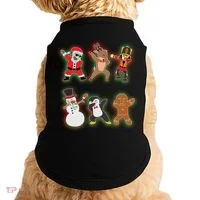 Dabbing Christmas Characters Santa Dab Doggie Tank thumb 0