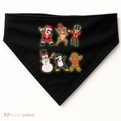 Dabbing Christmas Characters Santa Dab USA-Made Doggie Bandana