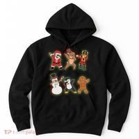 Dabbing Christmas Characters Santa Dab Hoodie thumb 0