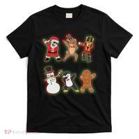 Dabbing Christmas Characters Santa Dab T-Shirt thumb 0