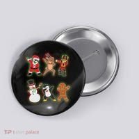 Dabbing Christmas Characters Santa Dab Button thumb 0
