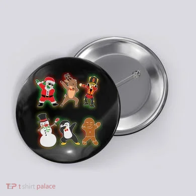 Dabbing Christmas Characters Santa Dab Button