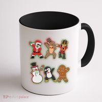 Dabbing Christmas Characters Santa Dab Coffee Mug thumb 1