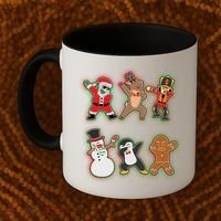 Dabbing Christmas Characters Santa Dab Coffee Mug thumb 2