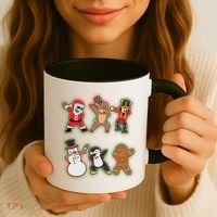 Dabbing Christmas Characters Santa Dab Coffee Mug thumb 3