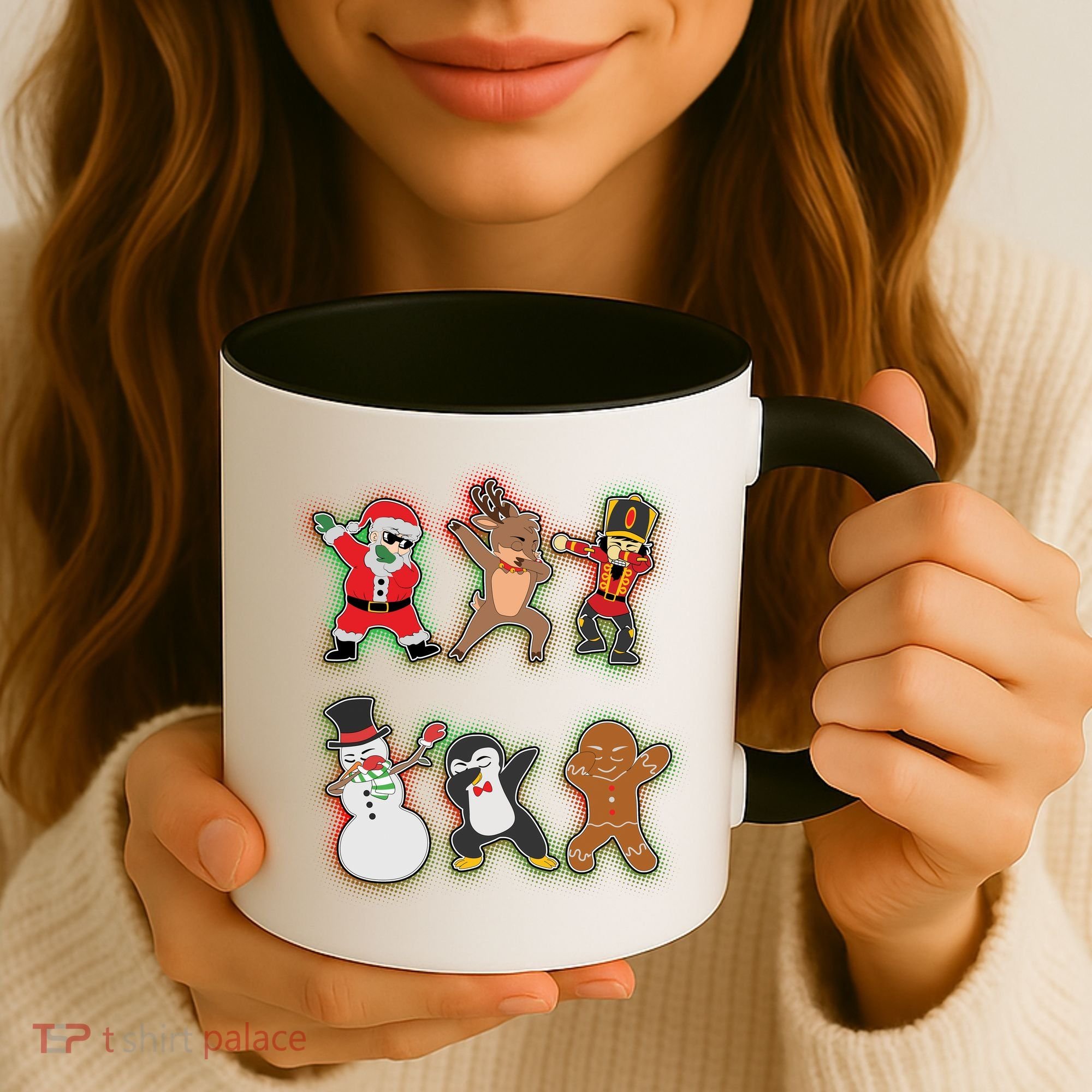 Dabbing Christmas Characters Santa Dab Coffee Mug