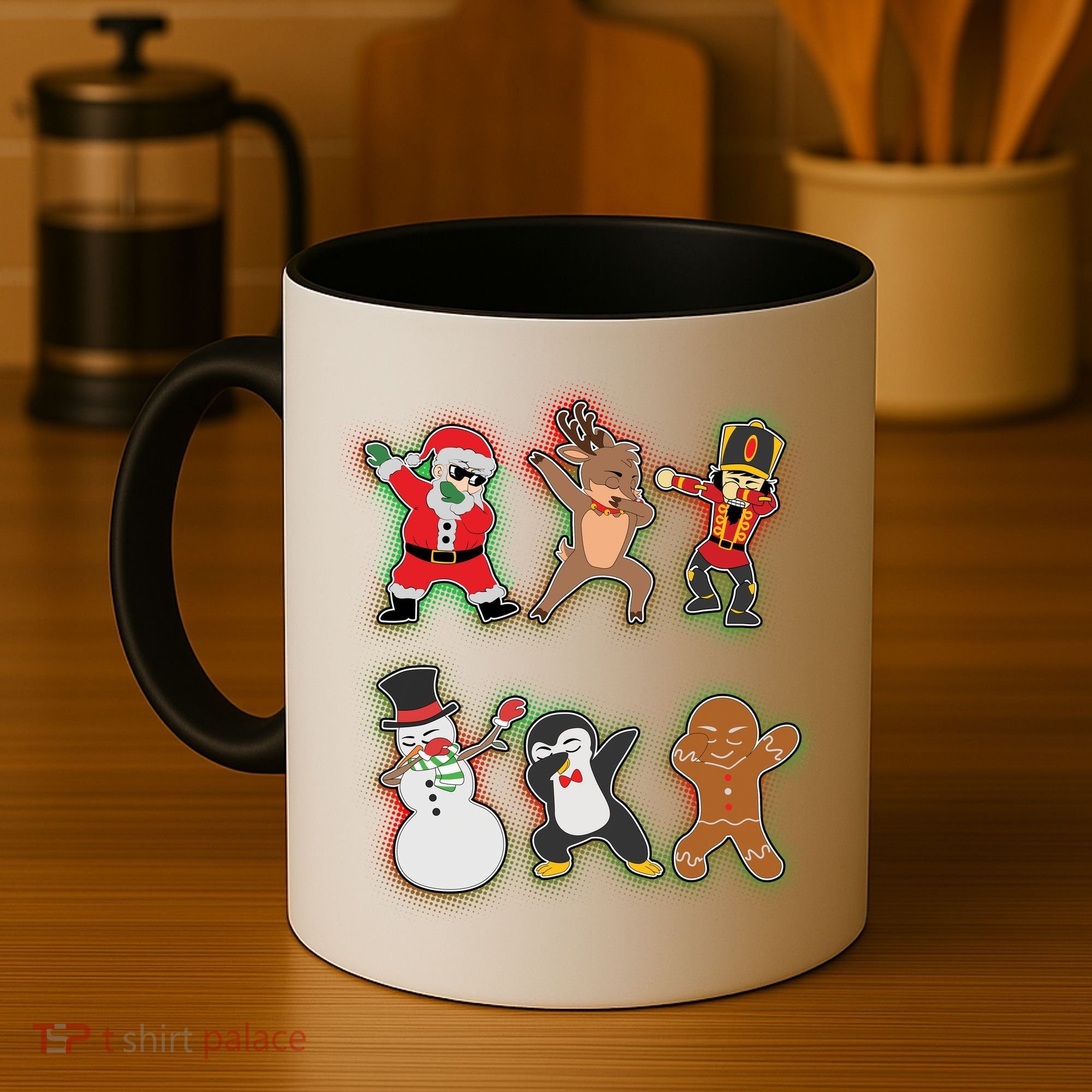 Dabbing Christmas Characters Santa Dab Coffee Mug