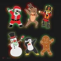 Dabbing Christmas Characters Santa Dab Women's Hoodie thumb 2