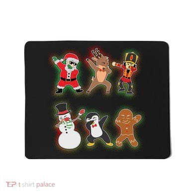 Dabbing Christmas Characters Santa Dab Mousepad