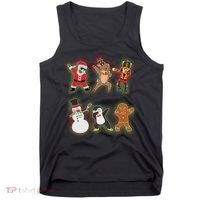 Dabbing Christmas Characters Santa Dab Tank Top thumb 0