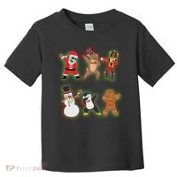 Dabbing Christmas Characters Santa Dab Toddler T-Shirt thumb 0
