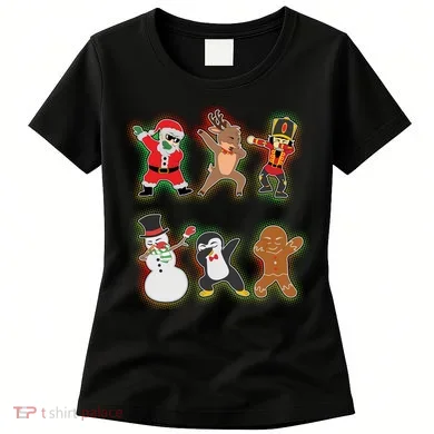 Dabbing Christmas Characters Santa Dab Women's T-Shirt