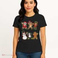 Dabbing Christmas Characters Santa Dab Women's T-Shirt thumb 4
