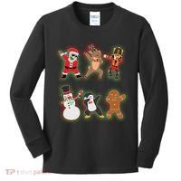 Dabbing Christmas Characters Santa Dab Kids Long Sleeve Shirt thumb 0