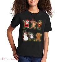 Dabbing Christmas Characters Santa Dab Kids T-Shirt thumb 2