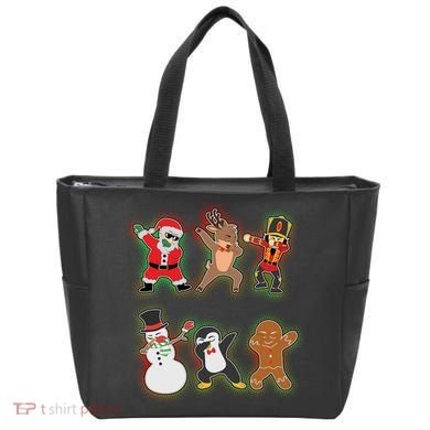 Dabbing Christmas Characters Santa Dab Tote Bag