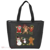 Dabbing Christmas Characters Santa Dab Tote Bag thumb 0