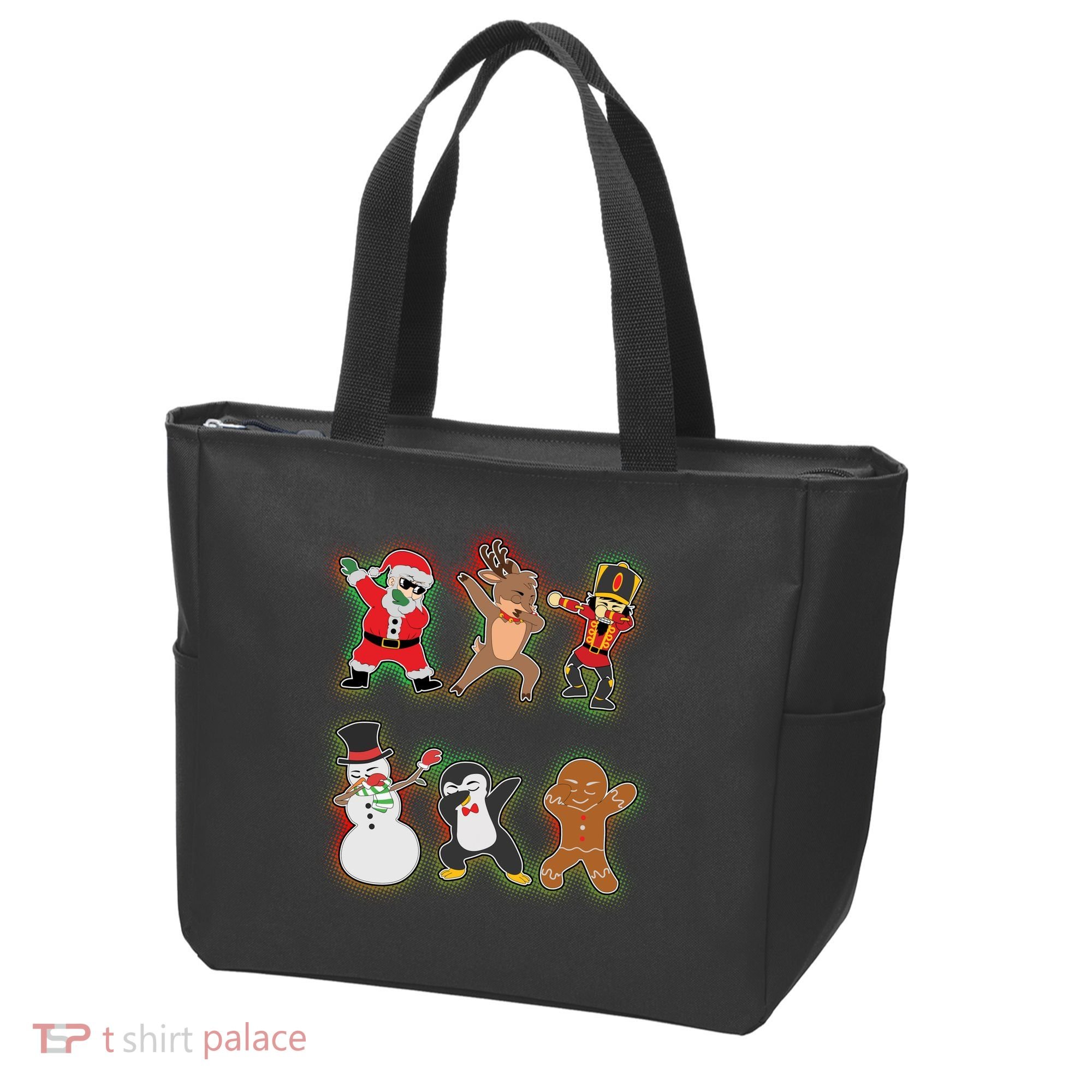 Dabbing Christmas Characters Santa Dab Tote Bag
