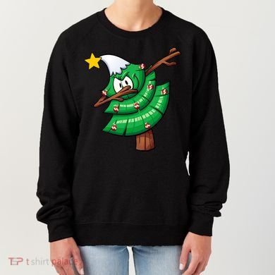 Dabbing Christmas Tree Women's Sweatshirt