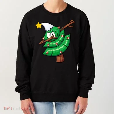 Dabbing Christmas Tree Women's Sweatshirt