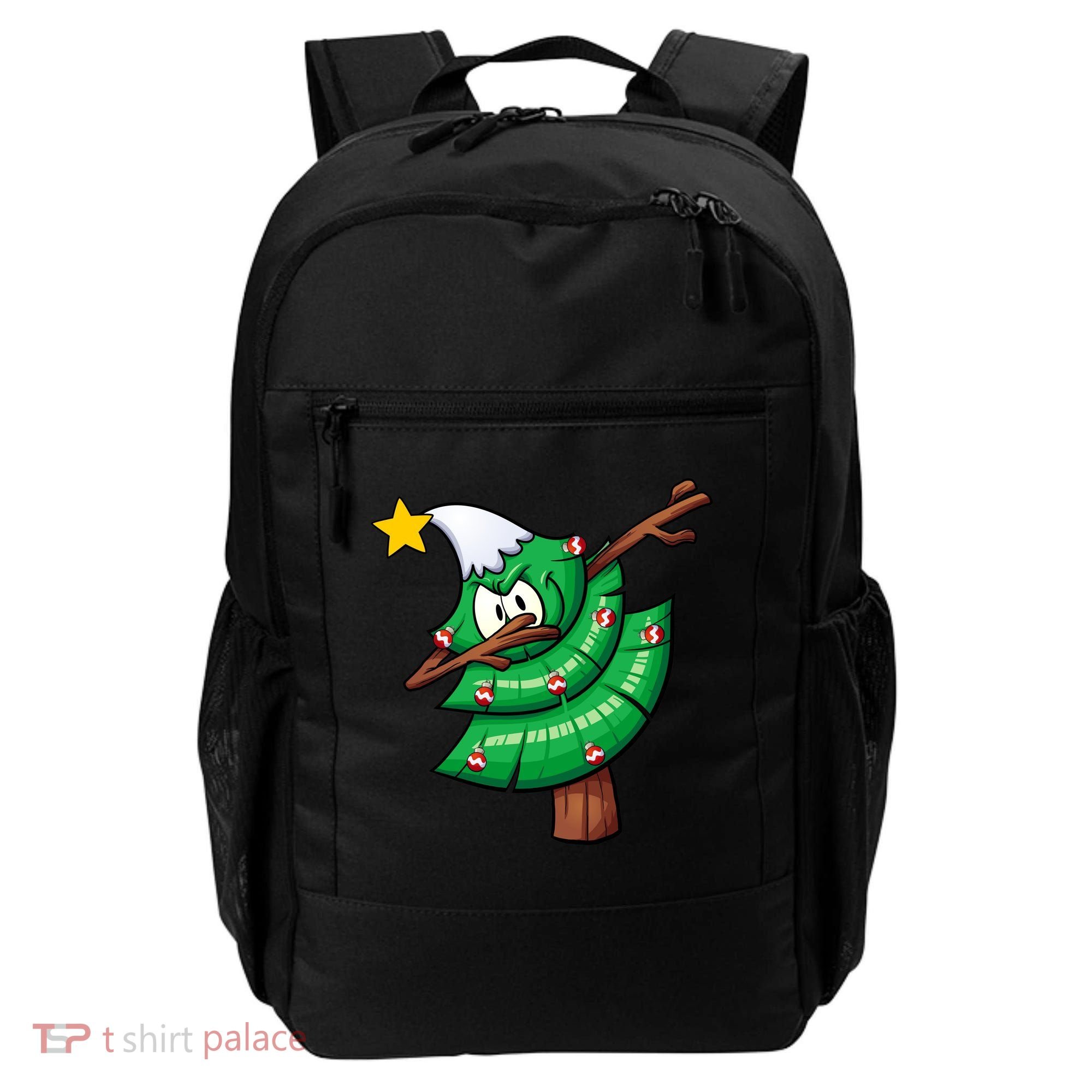 Dabbing Christmas Tree Backpack