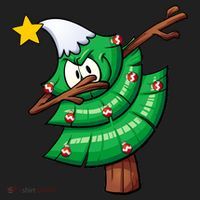 Dabbing Christmas Tree Beanie thumb 2