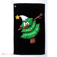 Dabbing Christmas Tree Golf Towel thumb 0